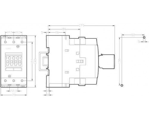 Контактор Siemens 3RT1044-1AP04