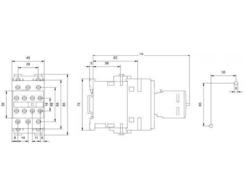 Контактор Siemens 3RT1024-1AP04