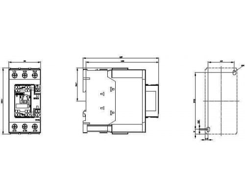 Контактор Siemens 3RT2037-3KB40