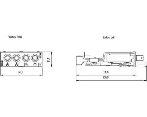 6GK5991-2AB00-8AA0 Конвертирующий модуль для SCALANCE X-300