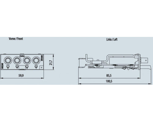 6GK5991-2AB01-8AA0 Конвертирующий модуль для SCALANCE X-300