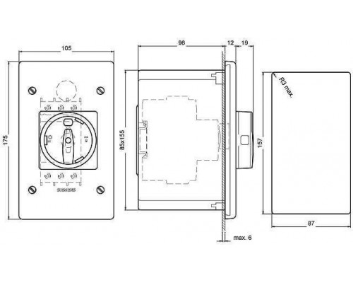 3RV1923-2DA00 Корпуса и передние пластины