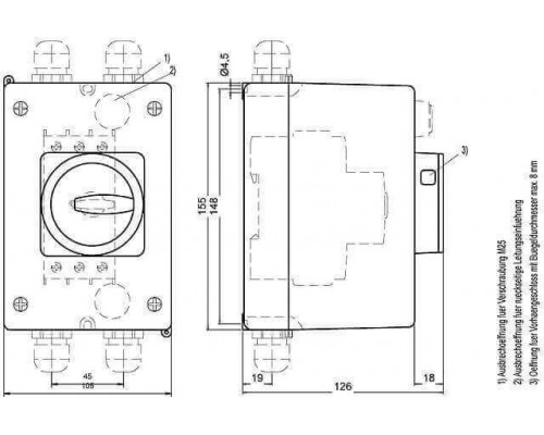 3RV1923-1GA00 Корпуса и передние пластины