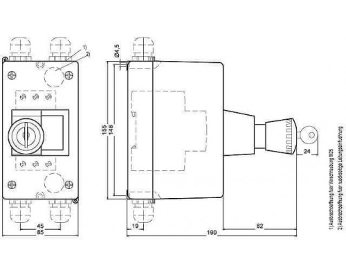 3RV1913-7E Корпуса и передние пластины