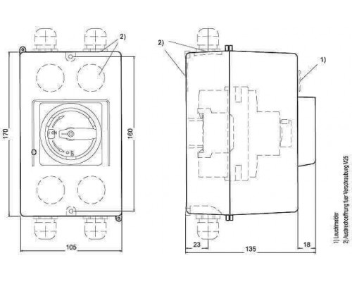 3RV1923-1DA01 Корпуса и передние пластины