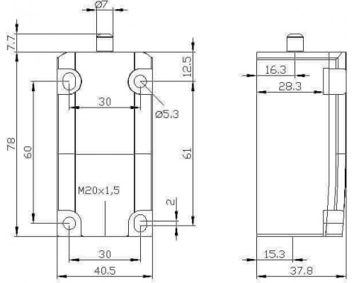 3SE5132-0CA00-1AC1 Корпуса шириной 40 мм в соотв. с EN 50041