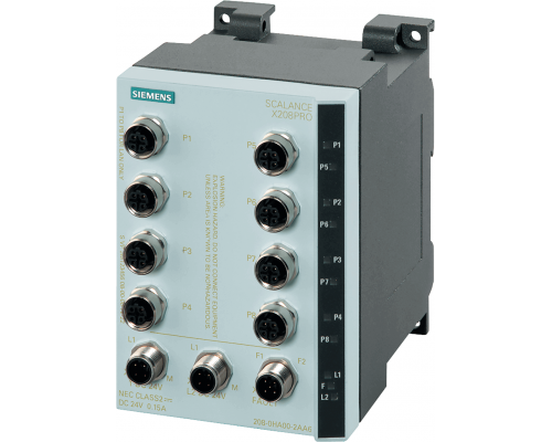6GK5208-0HA10-2AA6 SCALANCE X-200PRO управляемый