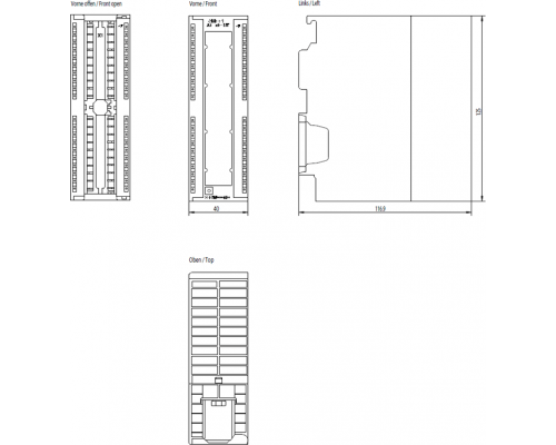 Siemens 6ES7331-7NF00-0AB0 Программируемый контроллер