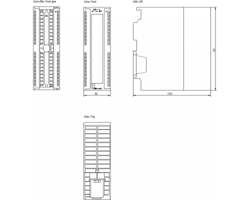 Siemens 6ES7331-7KF02-0AB0 Программируемый контроллер