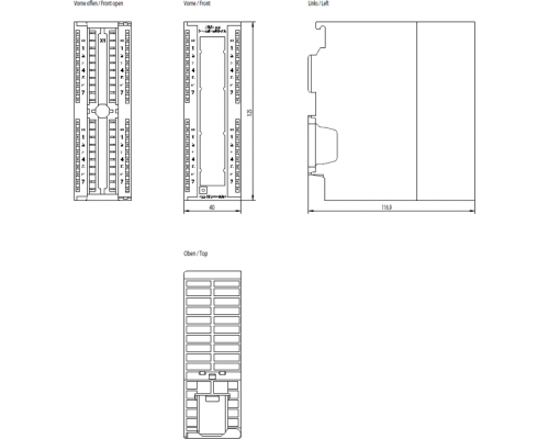 Siemens 6ES7322-1BL00-0AA0 Программируемый контроллер