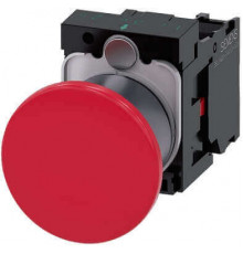 3SU1130-1BA20-1CA0-ZY12 Кнопка грибовидная