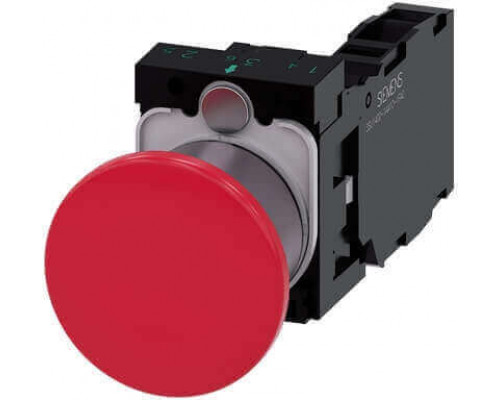 3SU1130-1BA20-1FA0-ZY15 Кнопка грибовидная