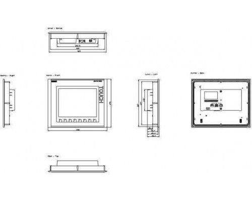 6AV66470AE113AX0 — Стационарные панели операторов Siemens.
