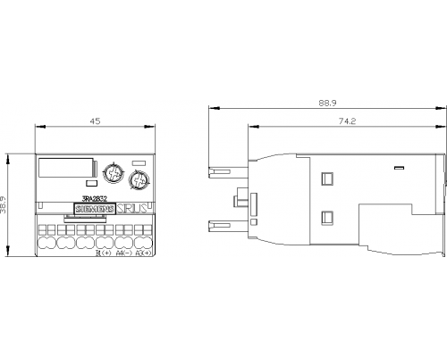 3RA2832-2DG10 Блоки выдержки времени и блокировки