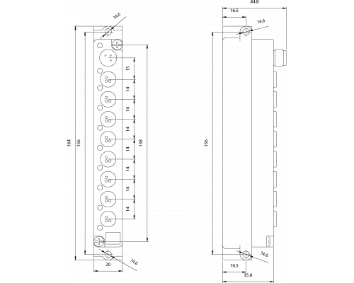 3RK5010-0CA00-0AA0 K20 IO-Link модульs