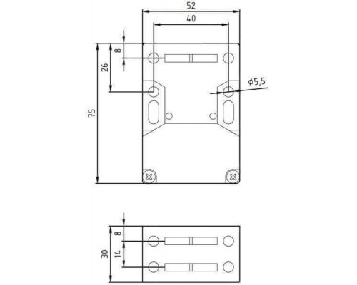 3SE2257-6XX30 Пластиковый корпус, 50 мм
