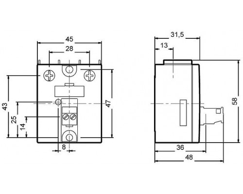 3RF2020-1AA24 Твердотельное реле Siemens