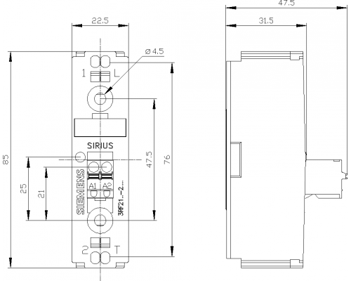 Siemens 3RF2120-2AA22 Твердотельное реле