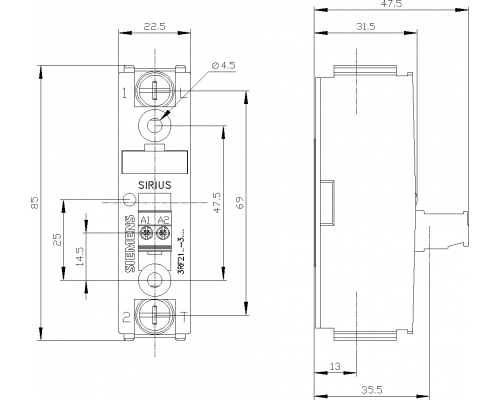 Siemens 3RF2120-3AA02 Твердотельное реле