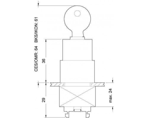 3SB3000-3AH01 Замок