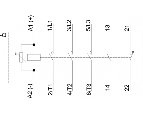Контактор Siemens 3RT2026-1KB40