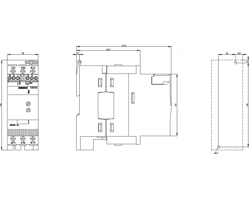 Siemens 3RW3038-1BB04 Устройство плавного пуска