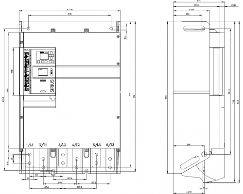 Siemens 3RW5553-6HA14 Устройство плавного пуска