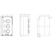 3SU1803-0AD00-2AB1 Кнопка и индикаторные лампы в корпусе