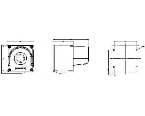 3SU1851-0ND00-2AC2 Кнопка и индикаторные лампы в корпусе