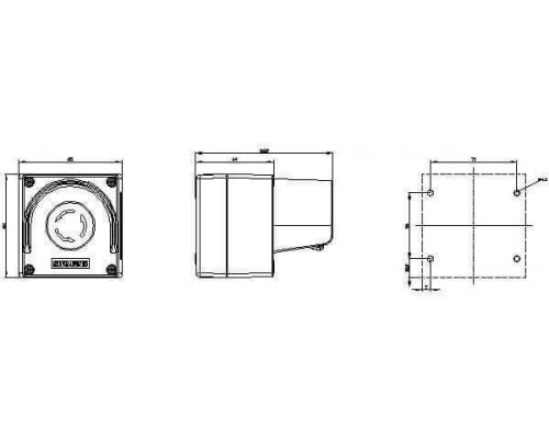 3SU1801-0NB00-2AC2 Кнопка и индикаторные лампы в корпусе