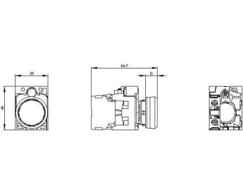 3SU1100-0AB20-1CA0 Кнопка