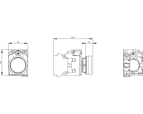 3SU1150-0AB10-3BA0 Кнопка