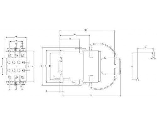 3RT1627-1AP61 Пускатель SIRIUS, до 12,5..50 kvar