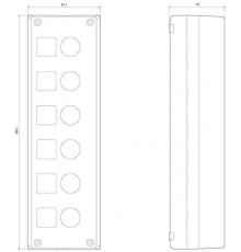 3SB3806-2AA3 Пустой корпус