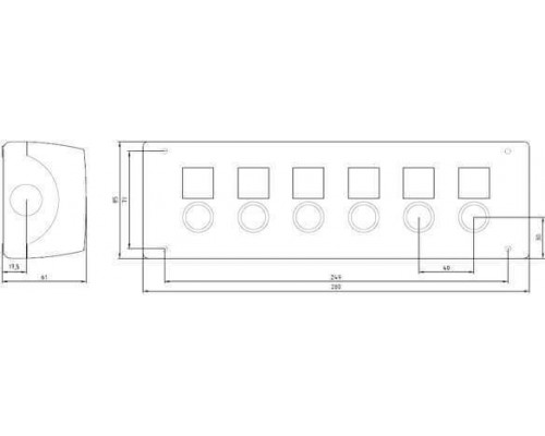 3SB3806-0AA3 Пустой корпус