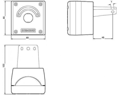 3SB3801-2EC3 Пустой корпус