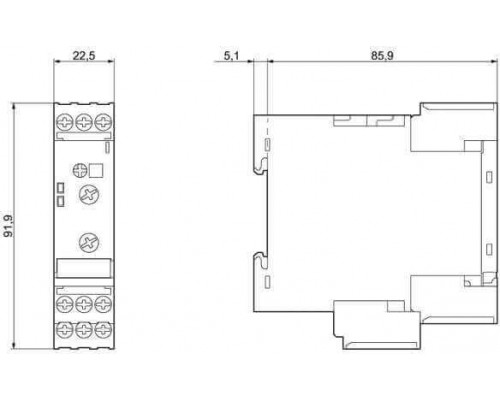 3UG4501-1AA30 Реле контроля уровня жидкостей SIRIUS 3UG
