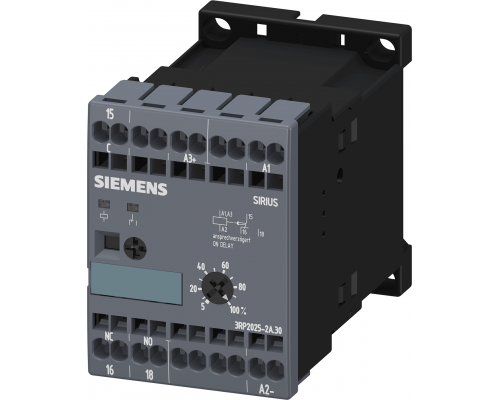 3RP2025-2AQ30 Реле времени SIRIUS шириной 45 мм