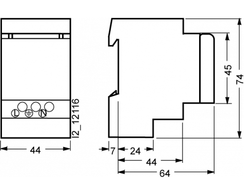 5TE6801 Розетка 5TE6 8