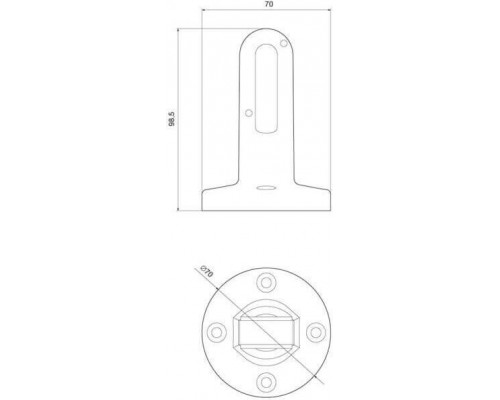 8WD4308-0CB Сигнальная колонна SIGUARD, диаметр 70 mm