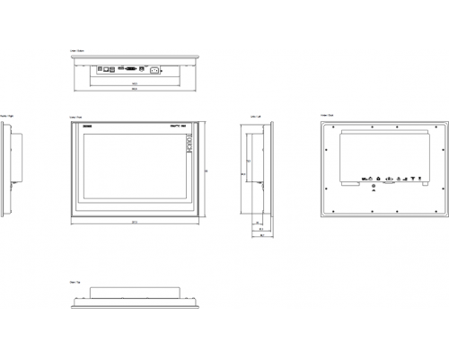 6AV7863-2TB10-0AA0 SIMATIC Industrial Flat Panel