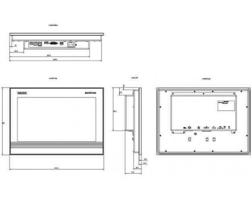 6AV7863-2MB10-0AA0 SIMATIC Industrial Flat Panel