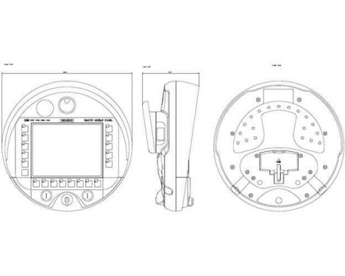 6AV6645-0DE01-0AX1 — панель оператора Simatic, снятая с поставок