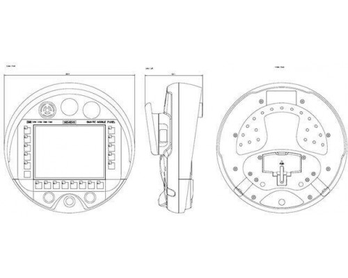 6AV6645-0EB01-0AX1 — панель оператора Simatic, снятая с поставок