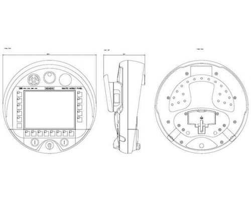 6AV6645-0GC01-0AX1 — панель оператора Simatic, снятая с поставок