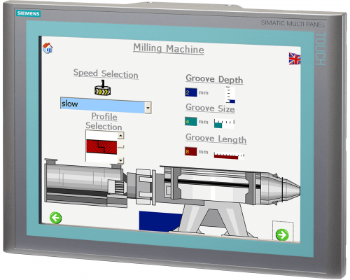 6AV6644-2AB01-2AX0 — панель оператора Simatic, снятая с поставок