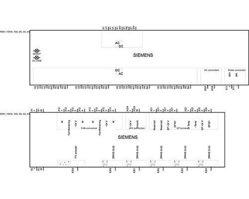 6SL3111-4VE21-6FA0 SINAMICS S120 Комбинированный силовой модуль