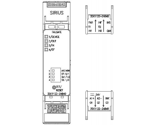 3SK1122-2AB40 SIRIUS 3SK1 Усовершенствованные базовые блоки