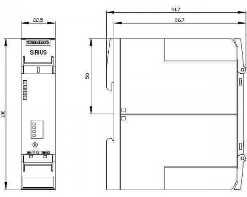 3SK1112-2BB40 SIRIUS 3SK1 Стандартные базовые блоки