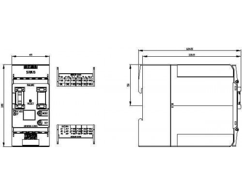 3SK2122-1AA10 SIRIUS 3SK2 basic units